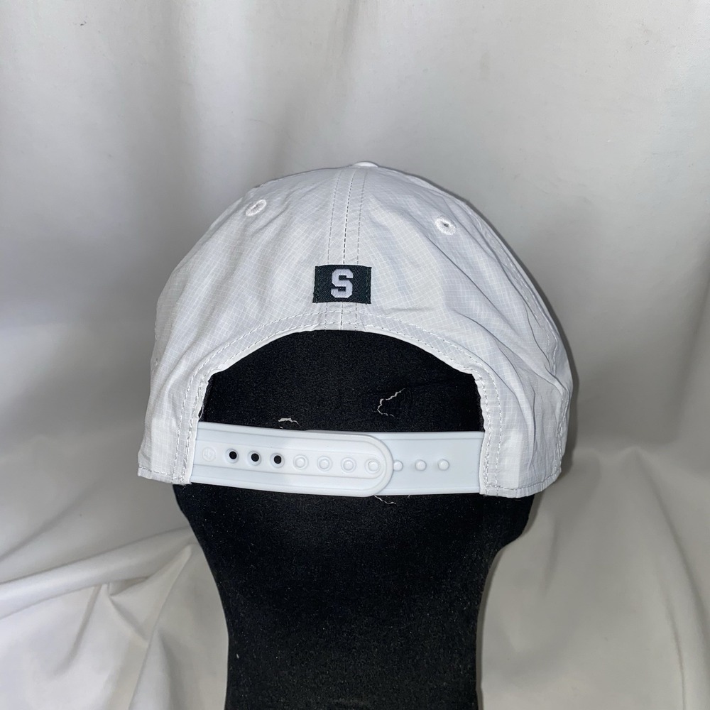 NWT '47 Brand Michigan State Hitch Hat Mens Stars and Stripes Flag White Flutter - Picture 3 of 5